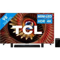 TCL televisies. Koop TCL 98" QD Mini-led C81K 4K (2025) + TCL Q85H PRO voor laagste prijs